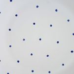 Weiß – Blau – gepunktet